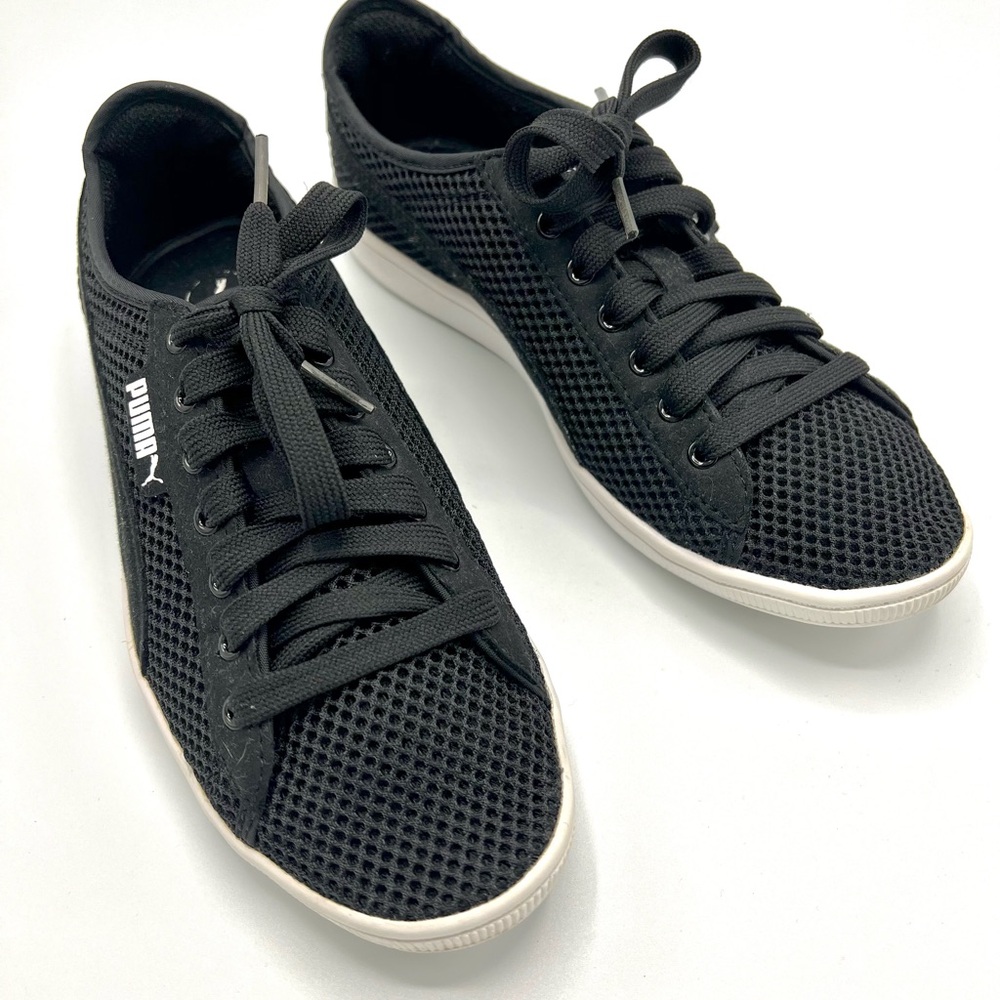 Puma Women’s Black Mesh Sneakers